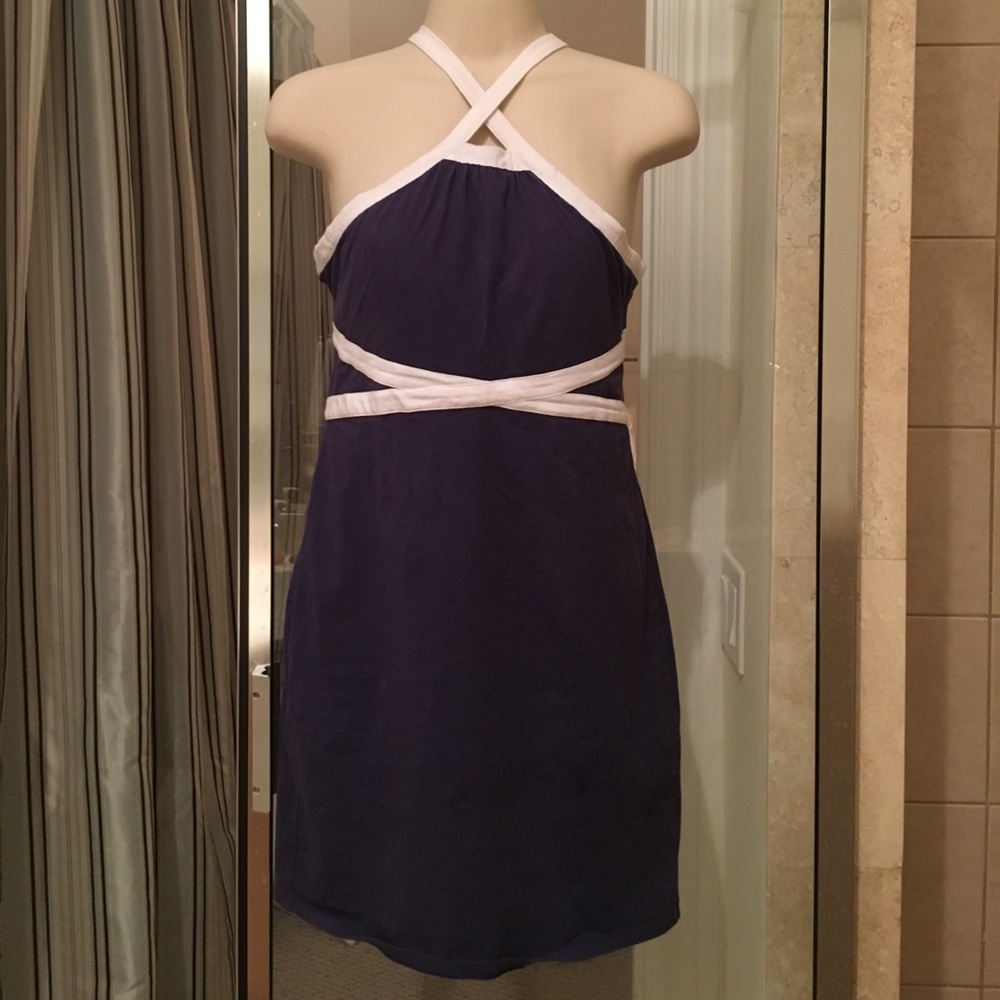 Victoria's Secret purple white bra tops dress SM