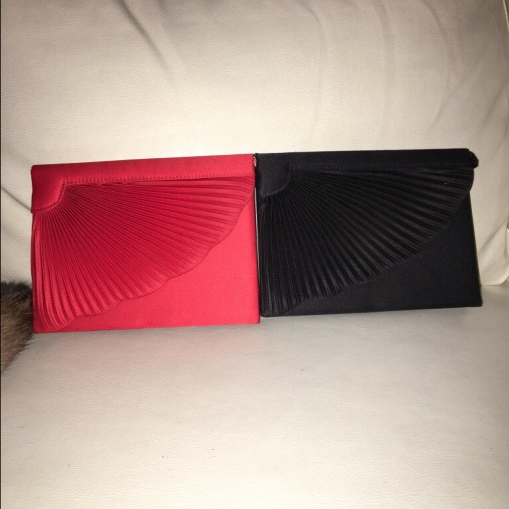 💋Red and black small clutch/ shoulder purse💋