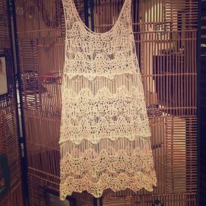 Ivory Crochet Tunic