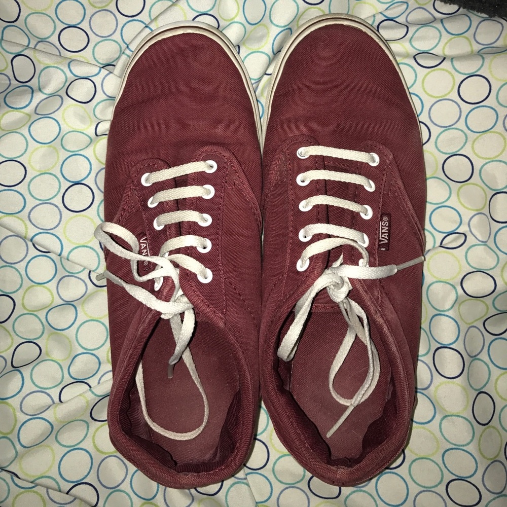 Maroon Women's Vans