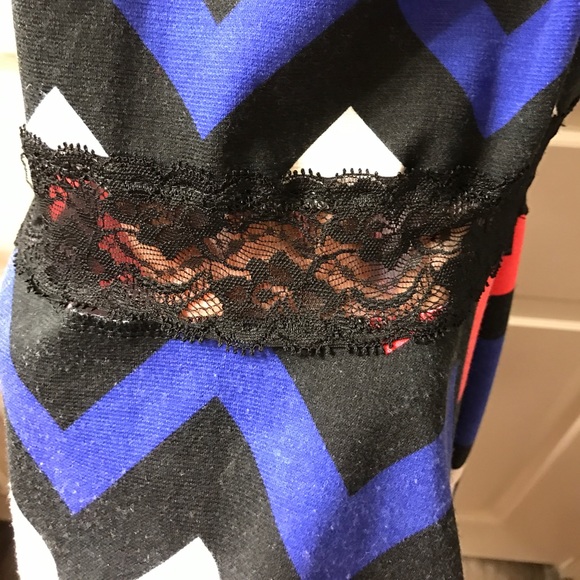 Chevron Charlotte Russe dress - Picture 3 of 3