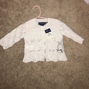 Ralph Lauren hand crocheted sweater - 9M