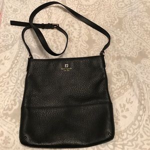 Kate spade black leather cross body