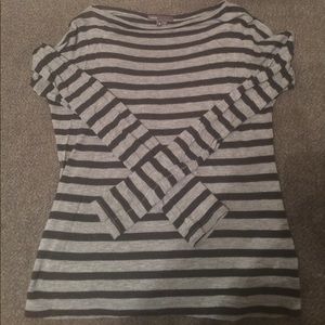 Vince Striped Long Sleeve Tee