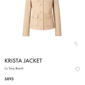 Tory Burch leather jacket