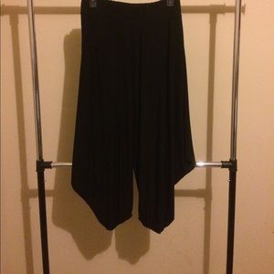 Black Wide Leg Gypsy Pant