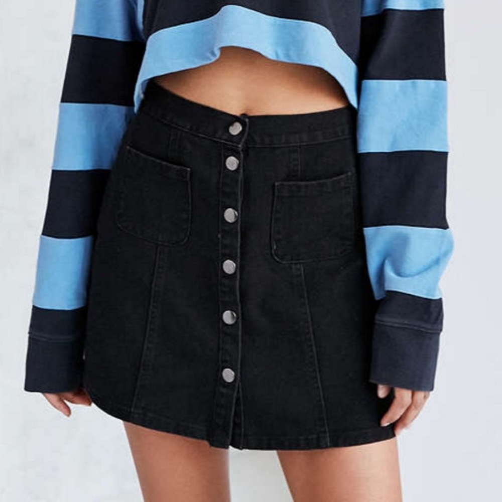 BDG Urban Outfitters Black Denim Skirt