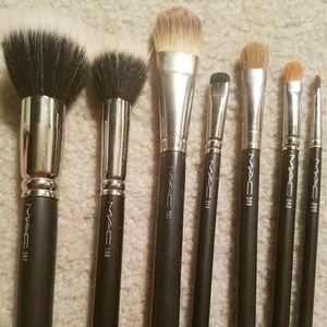 MAC makeup brushes