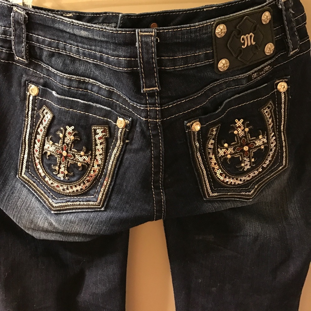 Straight leg Miss Me jeans💙