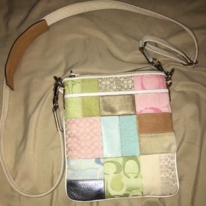 Satchel/ cross body coach purse