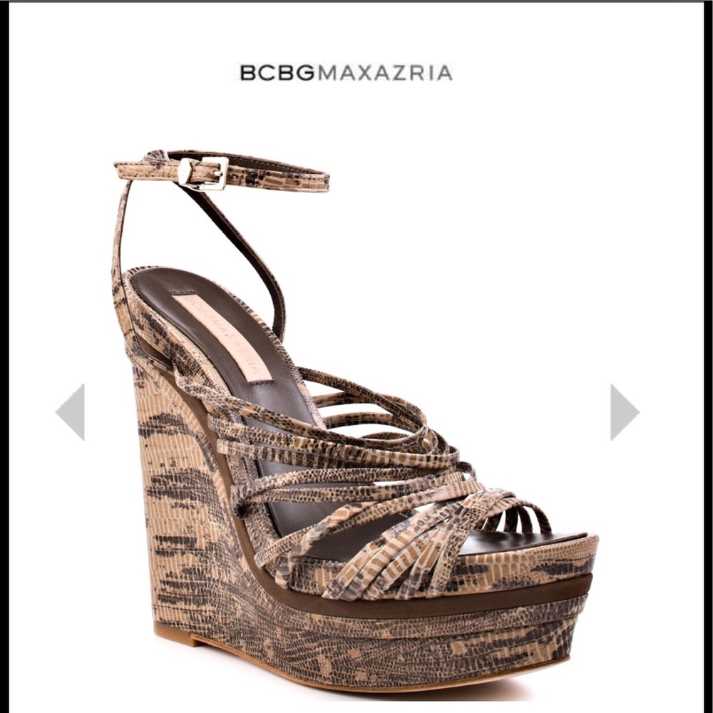 BCBG wedge sandals