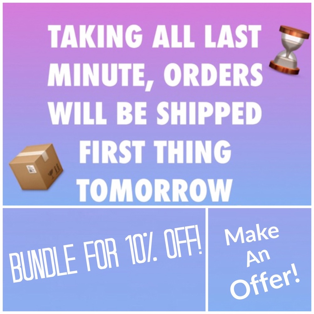 ❗️❗️MAKE YOUR ORDERS ❗️❗️