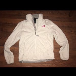 Woman's White Osito Fleece North Face Size Small