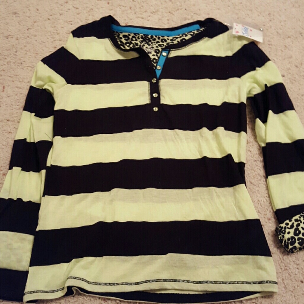 NWT girls striped shirt