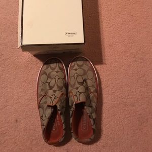 Coach slide on sneakers
