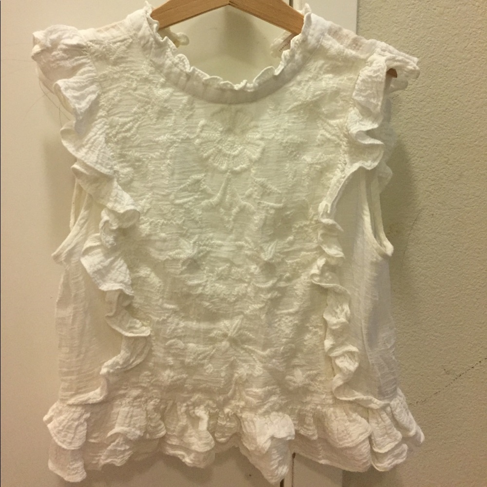 Zara crop top blouse