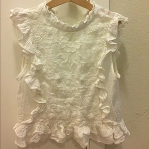 Zara crop top blouse