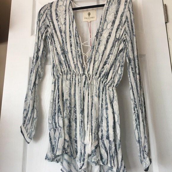 The Jetset Diaries Cobra Romper in Snake Print - Picture 2 of 2