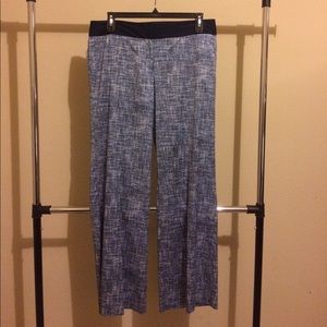 Ann Taylor Blue Mulit Plazzo Pants-Ultra Lite