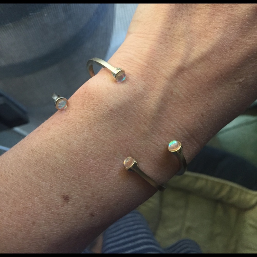 2 Gold Kris Bangles