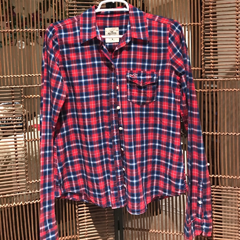Hollister Plaid Button Down