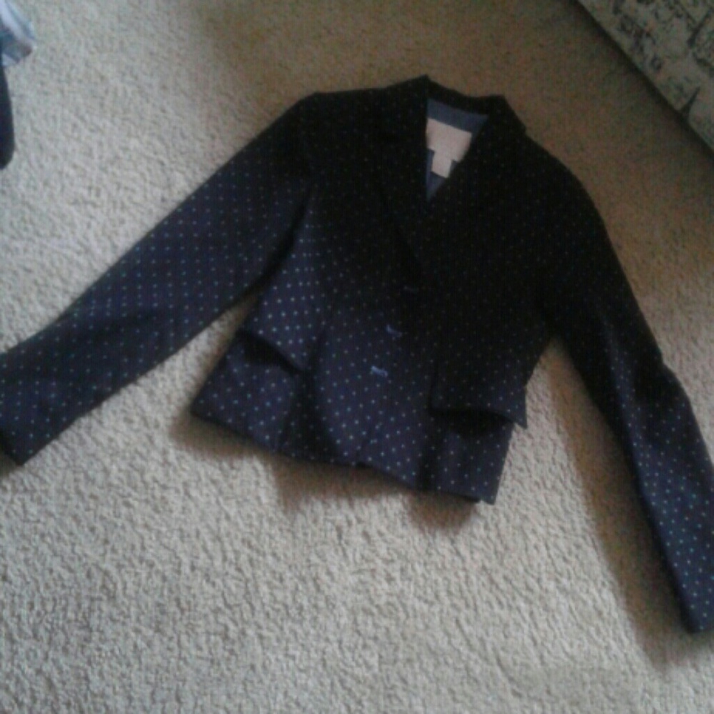 Rebecca Taylor polka dot blazer