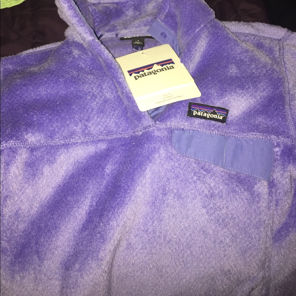 Purple Patagonia Sweater