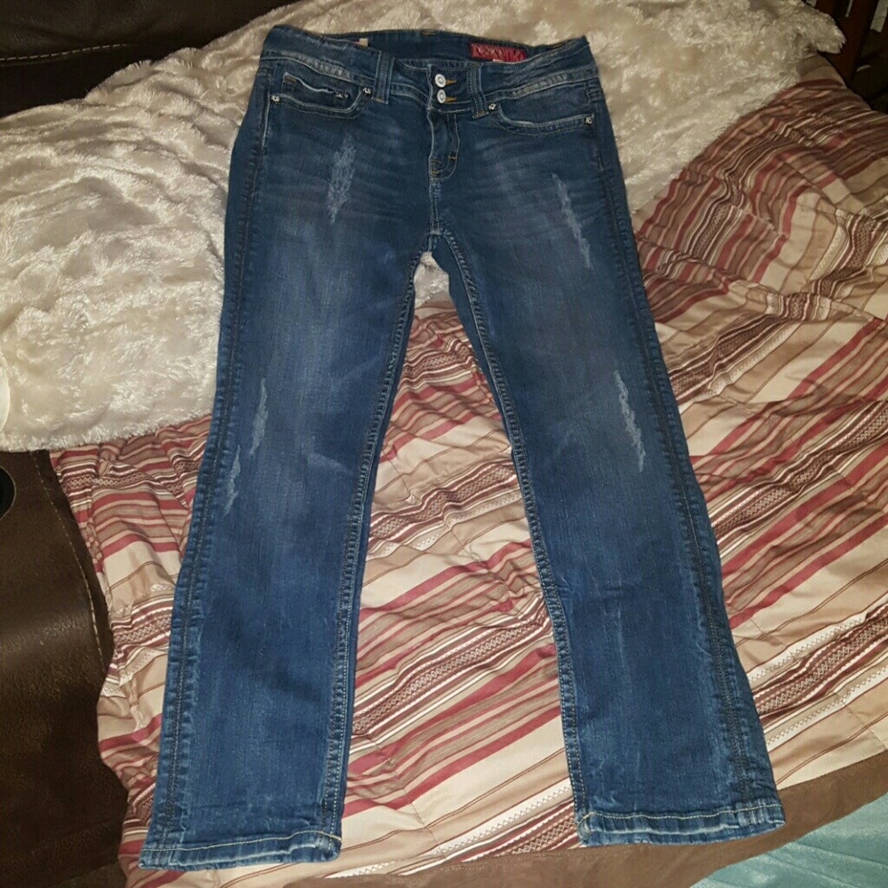 DISTRESSED YASO JEANS SZ 9/10 L30