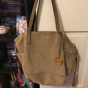 Michael Kors Tan suede purse