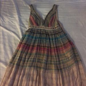 Urban Outfitters Ecote Sanibel Rainbow Maxi Dress