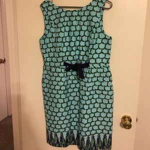 Lilly Pulitzer Blue & Green Shift Dress