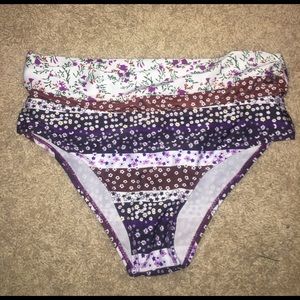 Women's high wasted bikini bottoms