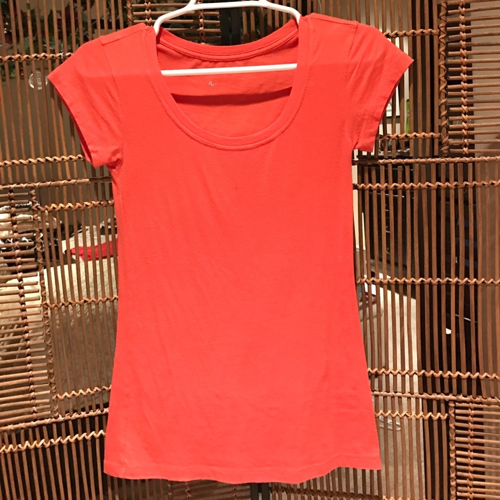 Arizona Orange Scoop-Neck Tee