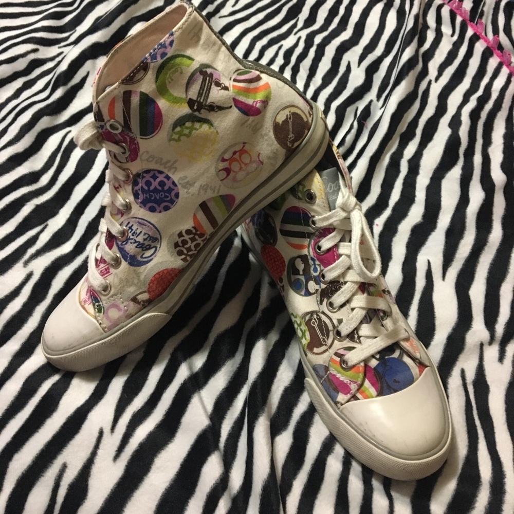 Coach Cardinal Tall High Top Sneakers A1506