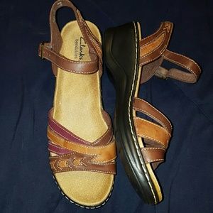 Clarks Lightweight Sandals. NWOT