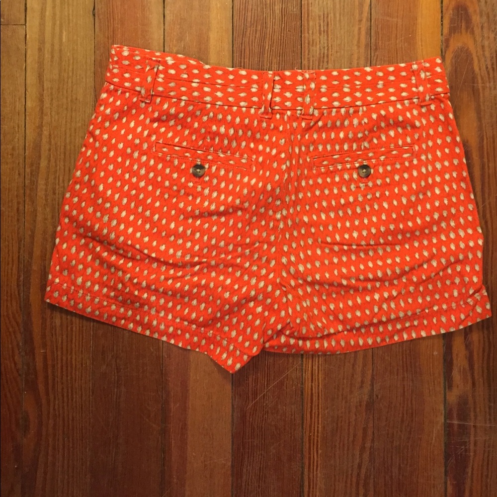 LOFT orange printed shorts - Picture 3 of 3