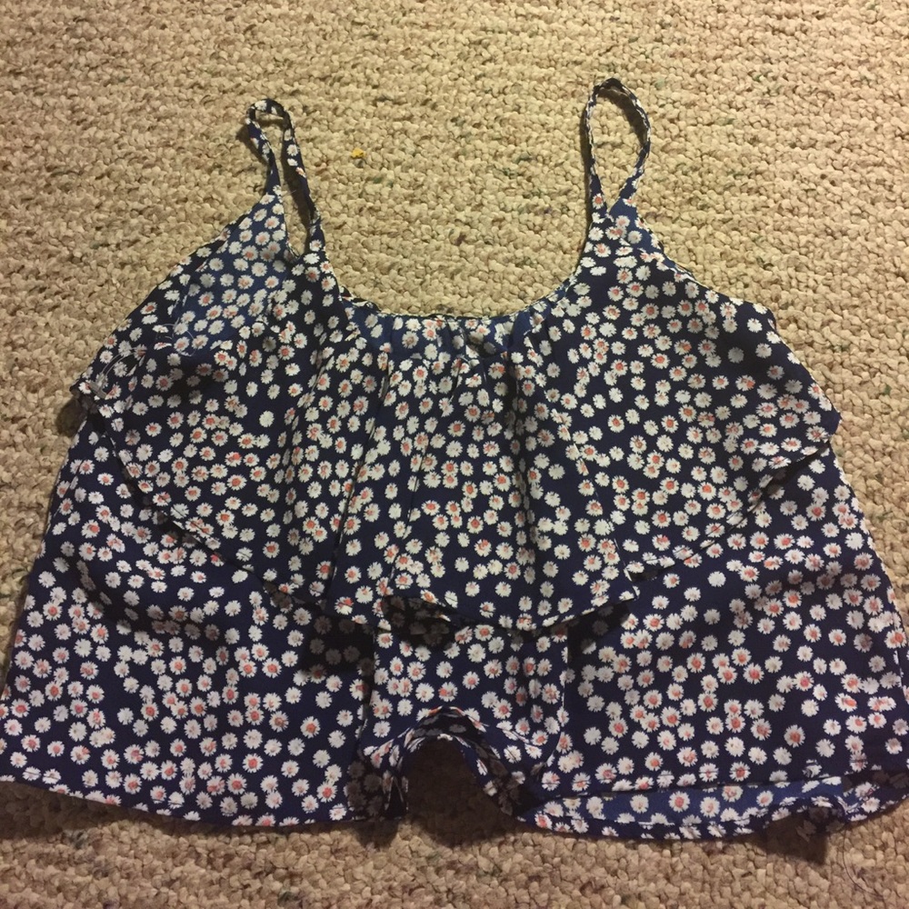 Flower crop top