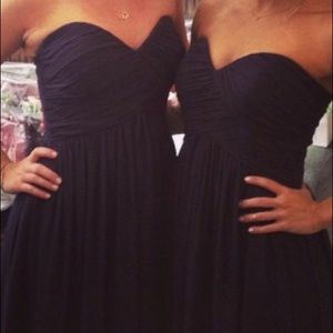 Bill levkoff bridesmaid dress - eggplant