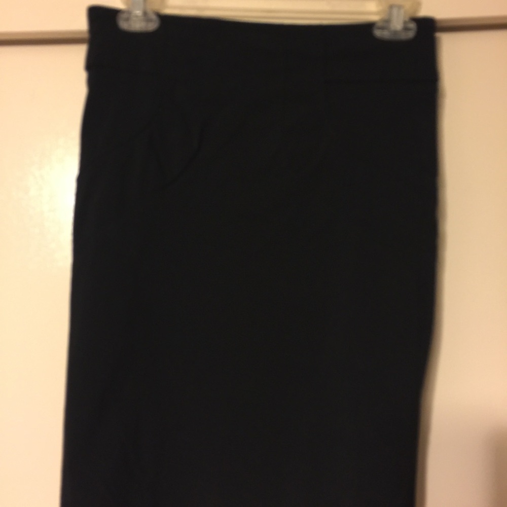 Black pencil skirt