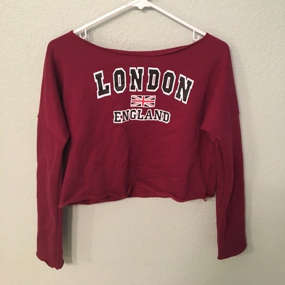 London cropped sweatshirt - Picture 1 of 3