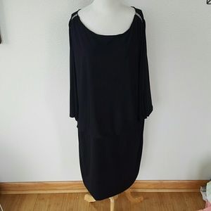 Black Dress with rhinestone accents