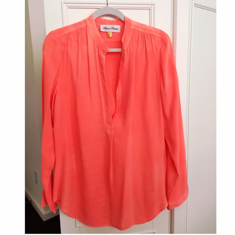 Neon Silk Tunic