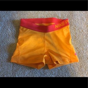 Nike pro orange