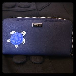 Kate Spade neda wallet under the sea turtle