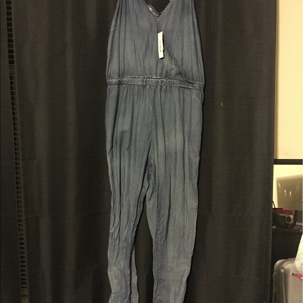 1pc Chambray jumpsuit