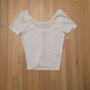 Cropped White Shirt | Hollister