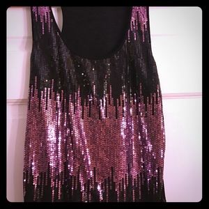 Sequin tank top