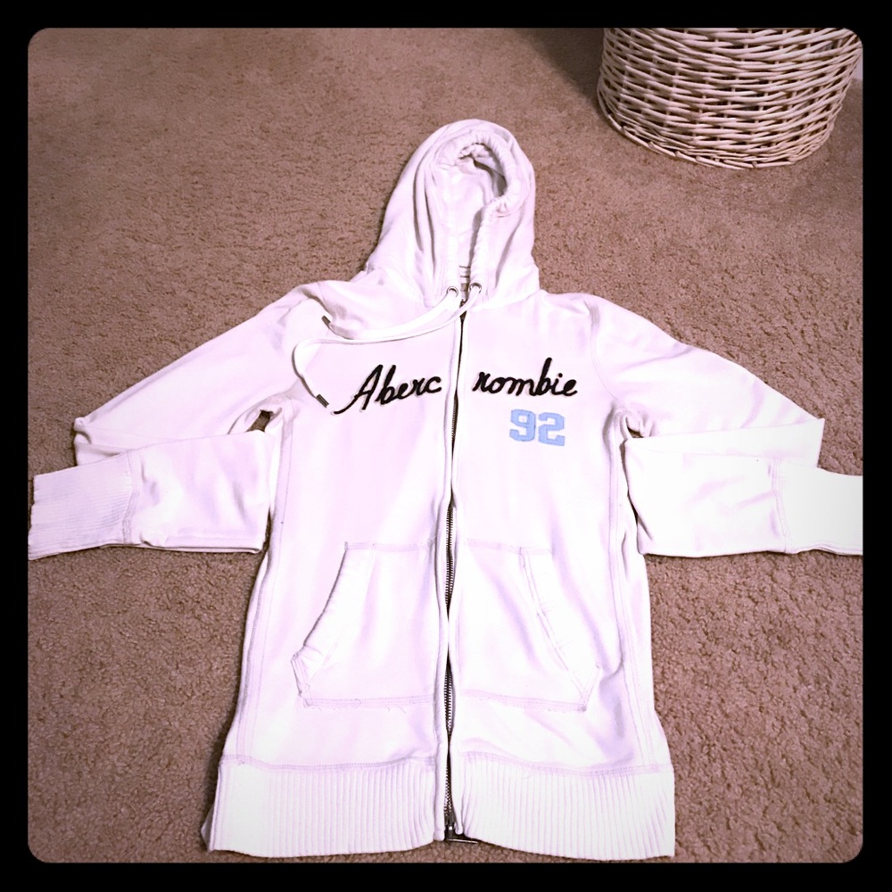 Abercrombie and Fitch White Jacket
