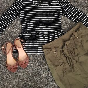 SOLD Banana Republic Olive Skirt