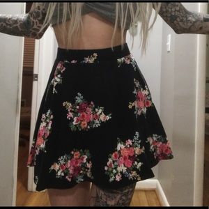 Floral Skater Skirt
